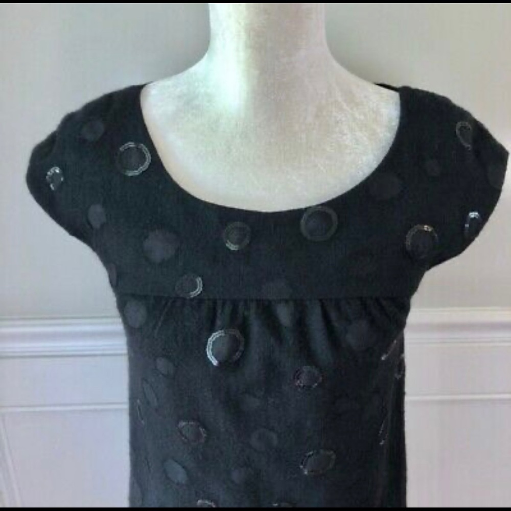 VINCE cap sleeve wool lined dress w/ pockets Sz 6